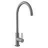 Rangemaster Igneous C-Spout Mixer Tap With Single Lever Mixer Tap Dove Grey 56958830