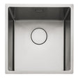 Rangemaster Kube Undermount Inset Mount Single Bowl Kitchen Sink For 500mm Cabinet in Stainless Steel Soft Brushed 56560371