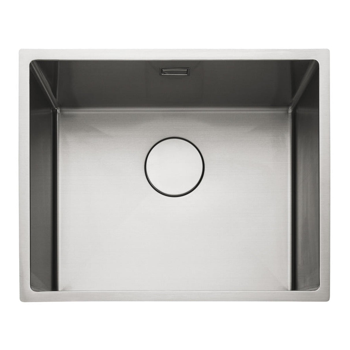 Rangemaster Kube Undermount Inset Mount Single Bowl Kitchen Sink For 600mm Cabinet in Stainless Steel 56560391