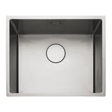 Rangemaster Kube Undermount Inset Mount Single Bowl Kitchen Sink For 600mm Cabinet in Stainless Steel 56560391