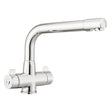 Rangemaster Leisure Aquadrift Mixer Tap With Dual Lever in Stainless steel Chrome 56953250