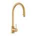 Rangemaster Leisure Aquaplay Mixer Tap Brushed brass With Single Lever with Pull Out Spray in Brass 56958472