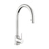 Rangemaster Leisure Aquaplay Mixer Tap Chrome With Single Lever with Pull Out Spray in Brass 56958270