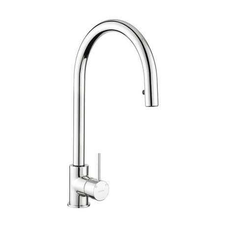 Rangemaster Leisure Aquaplay Mixer Tap Chrome With Single Lever with Pull Out Spray in Brass 56958270