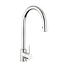 Rangemaster Leisure Aquaplay Mixer Tap Chrome With Single Lever with Pull Out Spray in Brass 56958270