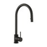 Rangemaster Leisure Aquaplay Mixer Tap Matt black With Single Lever with Pull Out Spray in Brass 56958370