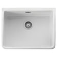 Rangemaster Leisure Belfast Mount Single Bowl Kitchen Sink For 600mm Cabinet in Ceramic White 56564740