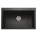 Rangemaster Oridian Inset Mount Charcoal Single Bowl Kitchen Sink For 800mm Cabinet in Granite 57901041