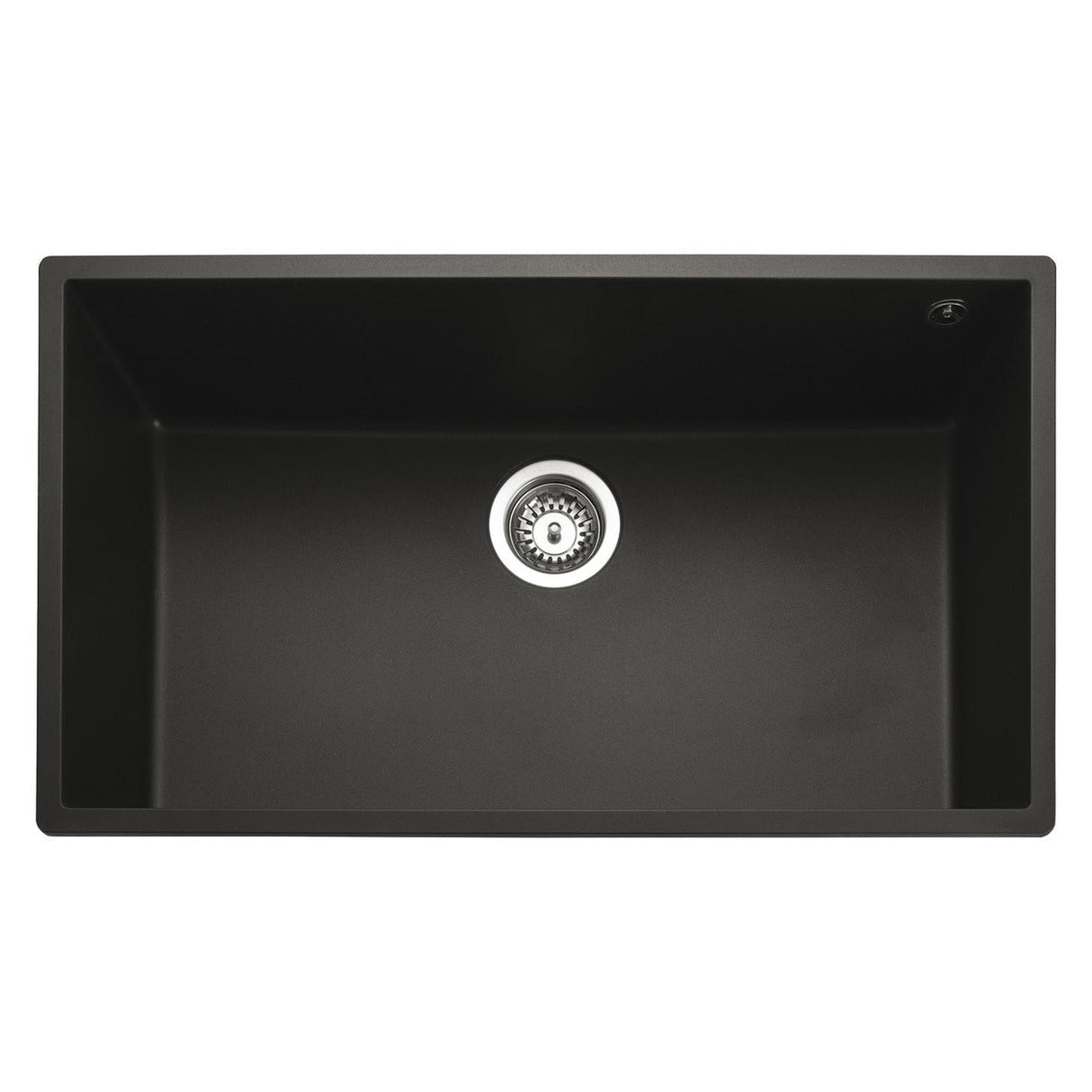 Rangemaster Oridian Inset Mount Charcoal Single Bowl Kitchen Sink For 800mm Cabinet in Granite 57901081