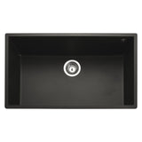 Rangemaster Oridian Inset Mount Charcoal Single Bowl Kitchen Sink For 800mm Cabinet in Granite 57901081