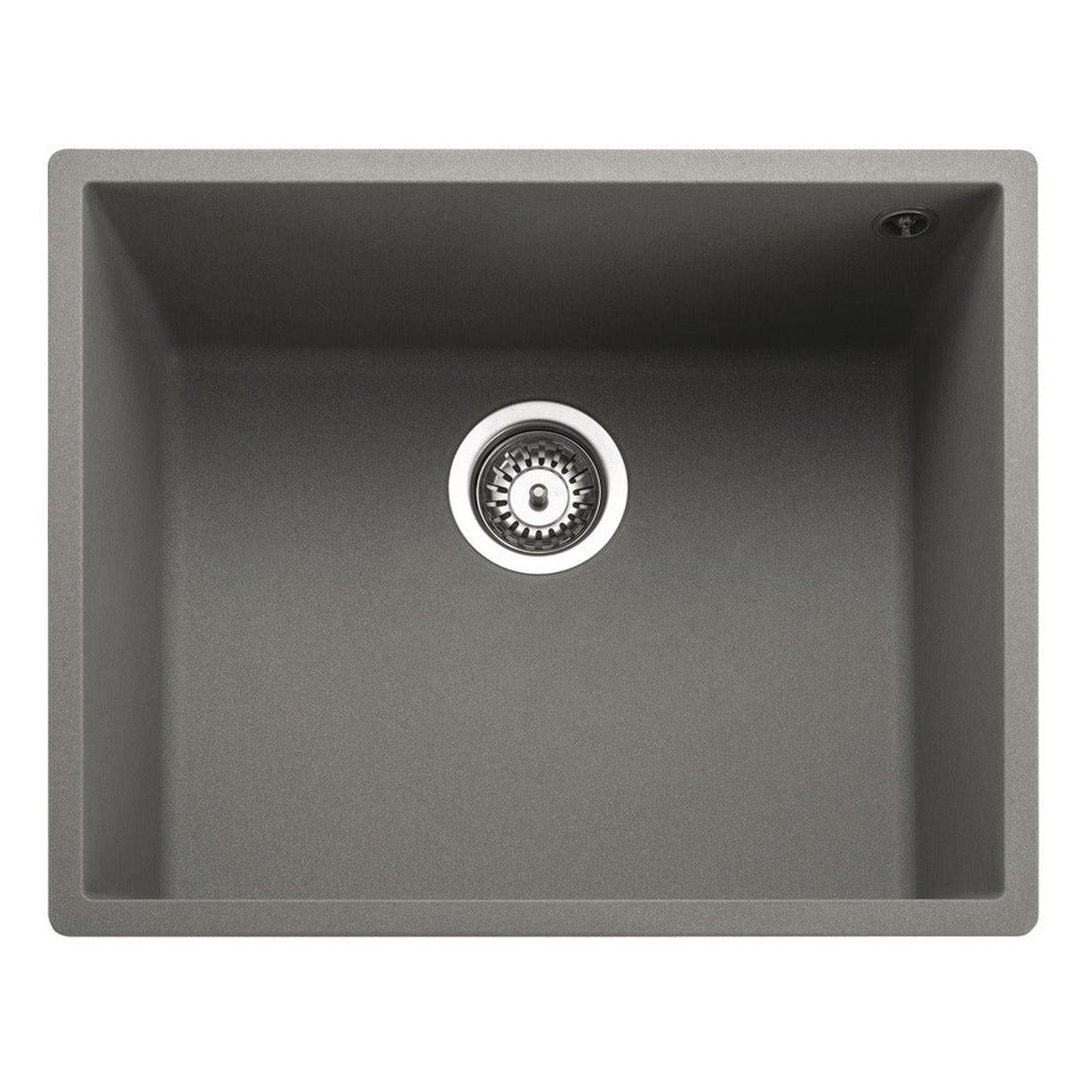 Rangemaster Oridian Inset Mount Concrete Single Bowl Kitchen Sink For 600mm Cabinet in Granite 57901161