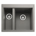 Rangemaster Oridian Inset Mount One and Half Kitchen Sink For 600mm Cabinet in Granite Concrete 57901131