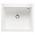 Rangemaster Oridian Inset Mount Single Kitchen Sink For 600mm Cabinet in Granite Arctic White 57901721