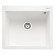 Rangemaster Oridian Inset Mount Single Kitchen Sink For 600mm Cabinet in Granite Arctic White 57901721