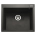 Rangemaster Oridian Inset Mount Single Kitchen Sink For 600mm Cabinet in Granite Charcoal 57901021
 