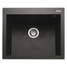 Rangemaster Oridian Inset Mount Single Kitchen Sink For 600mm Cabinet in Granite Charcoal 57901021
 