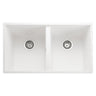 Rangemaster Oridian Undermount Arctic whiteBowl Kitchen Sink For 800mm Cabinet in Granite 57901791