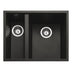 Rangemaster Oridian Undermount Charcoal One and Half Bowl Kitchen Sink For 600mm Cabinet in Granite 57901071