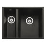 Rangemaster Oridian Undermount Charcoal One and Half Bowl Kitchen Sink For 600mm Cabinet in Granite 57901071