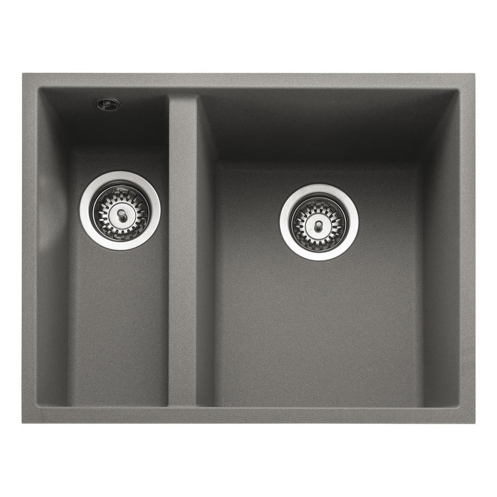 Rangemaster Oridian Undermount Concrete One and Half Bowl Kitchen Sink For 600mm Cabinet in Granite 57901171