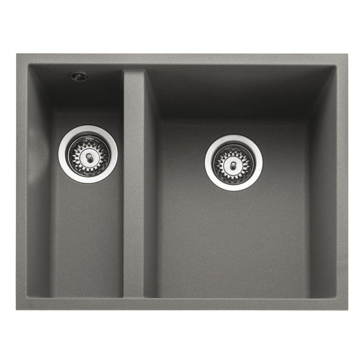 Rangemaster Oridian Undermount Concrete One and Half Bowl Kitchen Sink For 600mm Cabinet in Granite 57901171