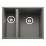 Rangemaster Oridian Undermount Concrete One and Half Bowl Kitchen Sink For 600mm Cabinet in Granite 57901171