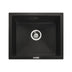 Rangemaster Paragon Undermount Black Single Bowl Kitchen Sink For 600mm Cabinet in Granite 56557321