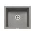 Rangemaster Paragon Undermount Dove Grey Single Bowl Kitchen Sink For 600mm Cabinet in Granite 56557521