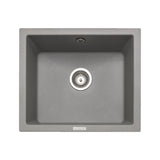 Rangemaster Paragon Undermount Dove Grey Single Bowl Kitchen Sink For 600mm Cabinet in Granite 56557521