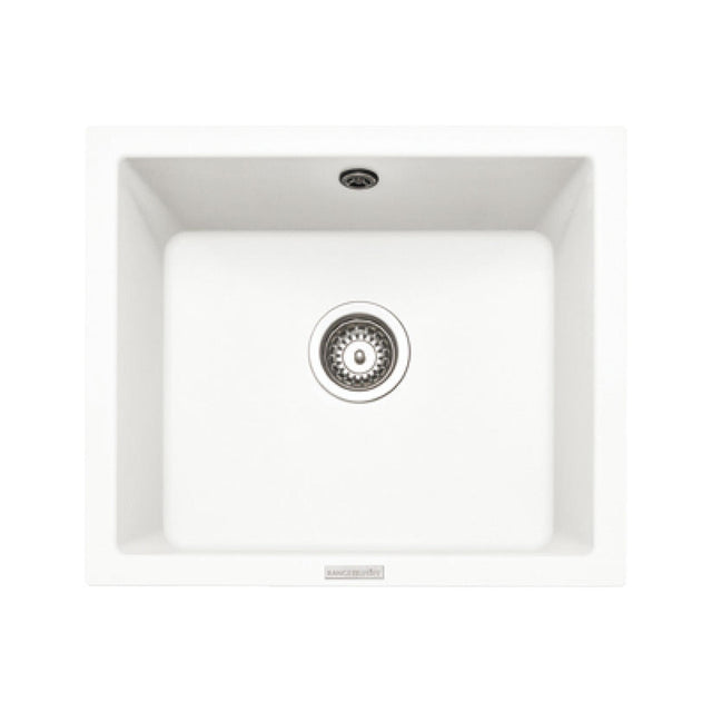 Rangemaster Paragon Undermount White Single Bowl Kitchen Sink For 600mm Cabinet in Granite 56557721