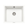 Rangemaster Paragon Undermount White Single Bowl Kitchen Sink For 600mm Cabinet in Granite 56557721