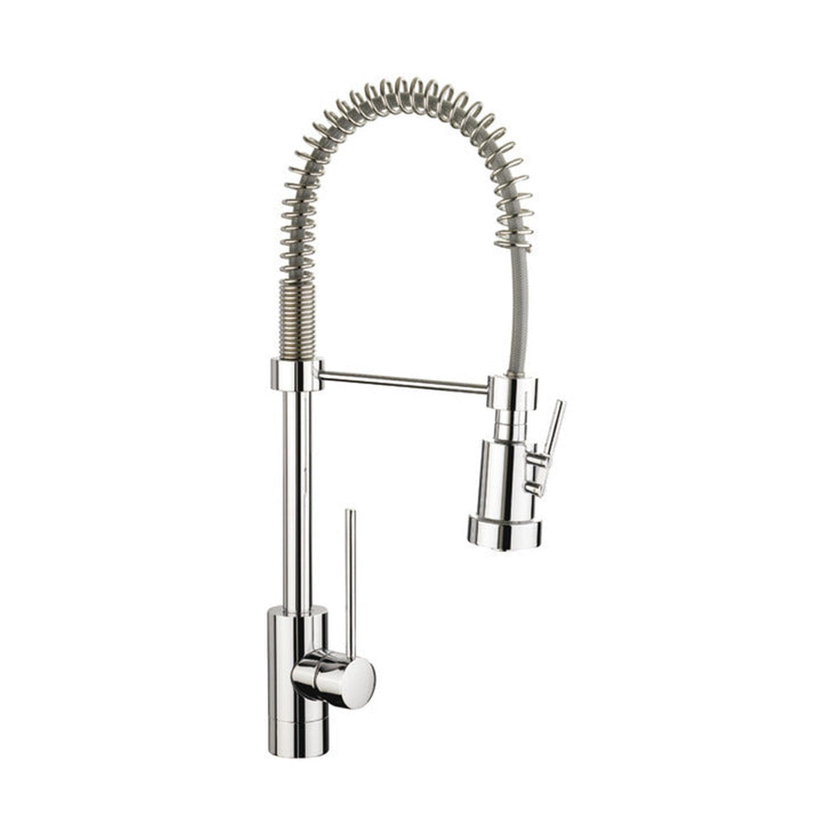 Rangemaster Pro Pull Out Kitchen Mixer Tap in Chrome with Single Lever ...