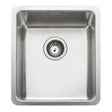 Rangemaster Quad Undermount Inset Mount Single Bowl Kitchen Sink For 400mm Cabinet in Stainless Steel 56560431