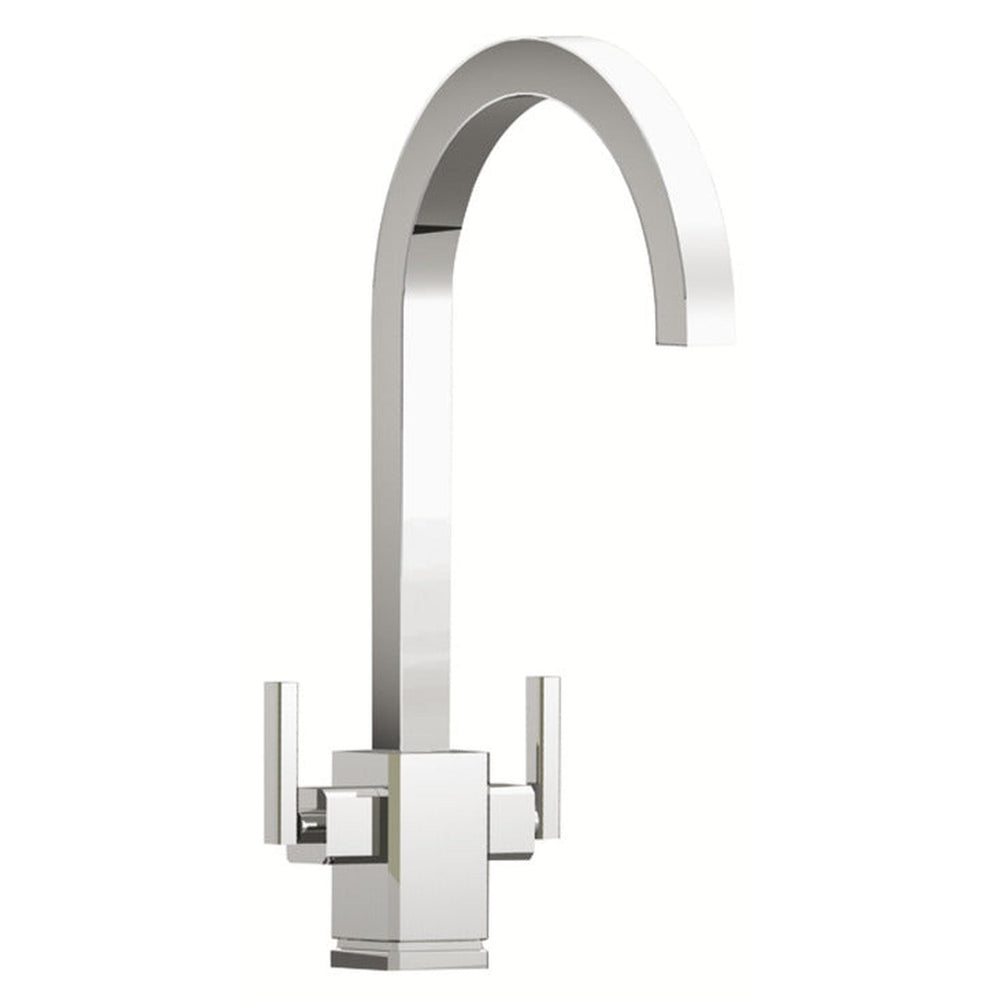 Rangemaster Quadrant Mixer Tap With Dual Lever In Chrome 56953280