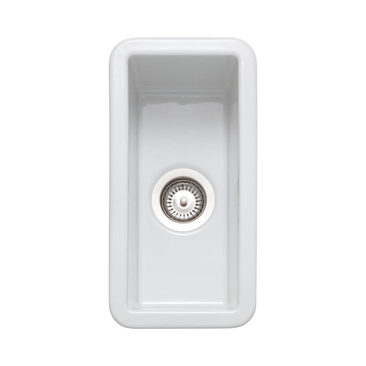 Rangemaster Rustique Inset Mount Half Bowl Kitchen Sink For 300mm Cabinet in Ceramic 56557760 