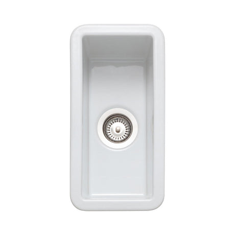 Rangemaster Rustique Inset Mount Half Bowl Kitchen Sink For 300mm Cabinet in Ceramic 56557760 
