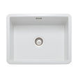 Rangemaster Rustique  Inset Mount Single Bowl Kitchen Sink For 600mm Cabinet in Ceramic White 56557780