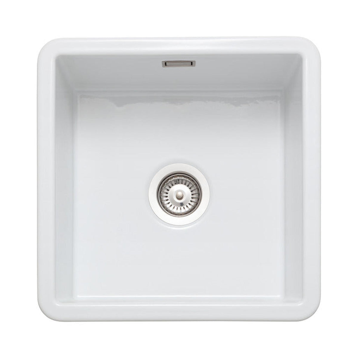 Rangemaster Rustique Inset Mount Single Bowl with Kitchen Sink in Cera ...