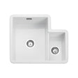 Rangemaster Rustique Surface Mount One and Three-Tenths Bowl With Kitchen Sink For 600mm Cabinet in Ceramic White 56563721