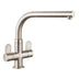 Rangemaster Salorno Mixer Tap With Dual Lever Brushed Chrome 56952550