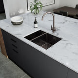 Rangemaster Spectra Undermount Inset Mount One and Half Bowl Kitchen Sink For 600mm Cabinet in Stainless Steel Lifestyle