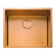 Rangemaster Spectra  Undermount Inset Mount Single Bowl With Kitchen Sink For 600mm Cabinet in Stainless Steel Copper coloured PVD coated 56561121