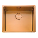 Rangemaster Spectra  Undermount Inset Mount Single Bowl With Kitchen Sink For 600mm Cabinet in Stainless Steel Copper coloured PVD coated 56561121