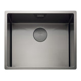 Rangemaster Spectra  Undermount Inset Mount Single Bowl With Kitchen Sink For 600mm Cabinet in Stainless Steel Graphite PVD coated 56561525
