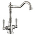 Rangemaster Waverly Mixer Tap With Dual Lever English Polished Nickel 56958752