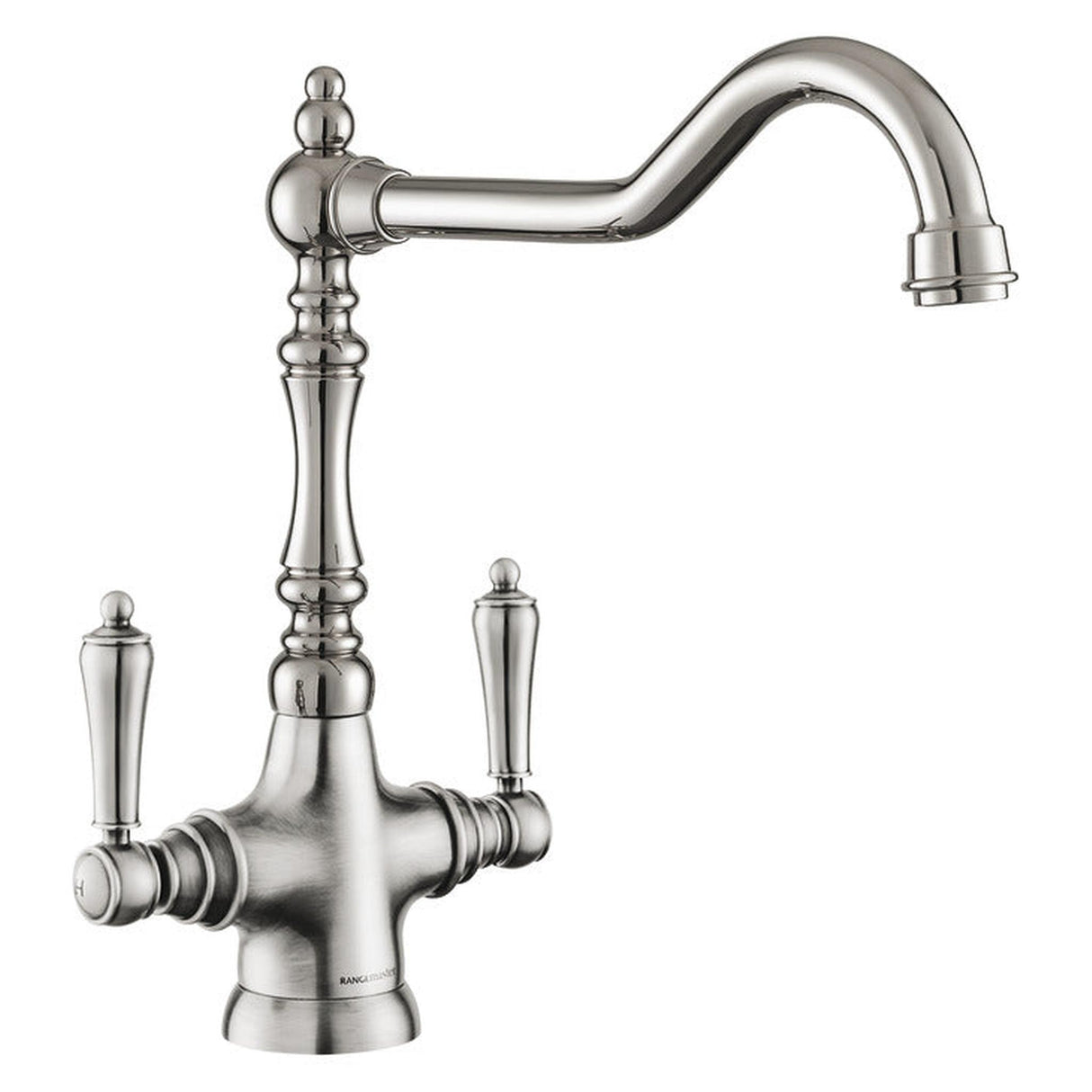 Rangemaster Waverly Mixer Tap With Dual Lever English Polished Nickel 56958752