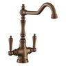 Rangemaster Waverly Mixer Tap with Dual Lever English Bronze