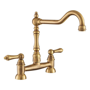 Rangemaster Waverly Traditional Bridge Tap Antique brass in Stainless steel 56958140