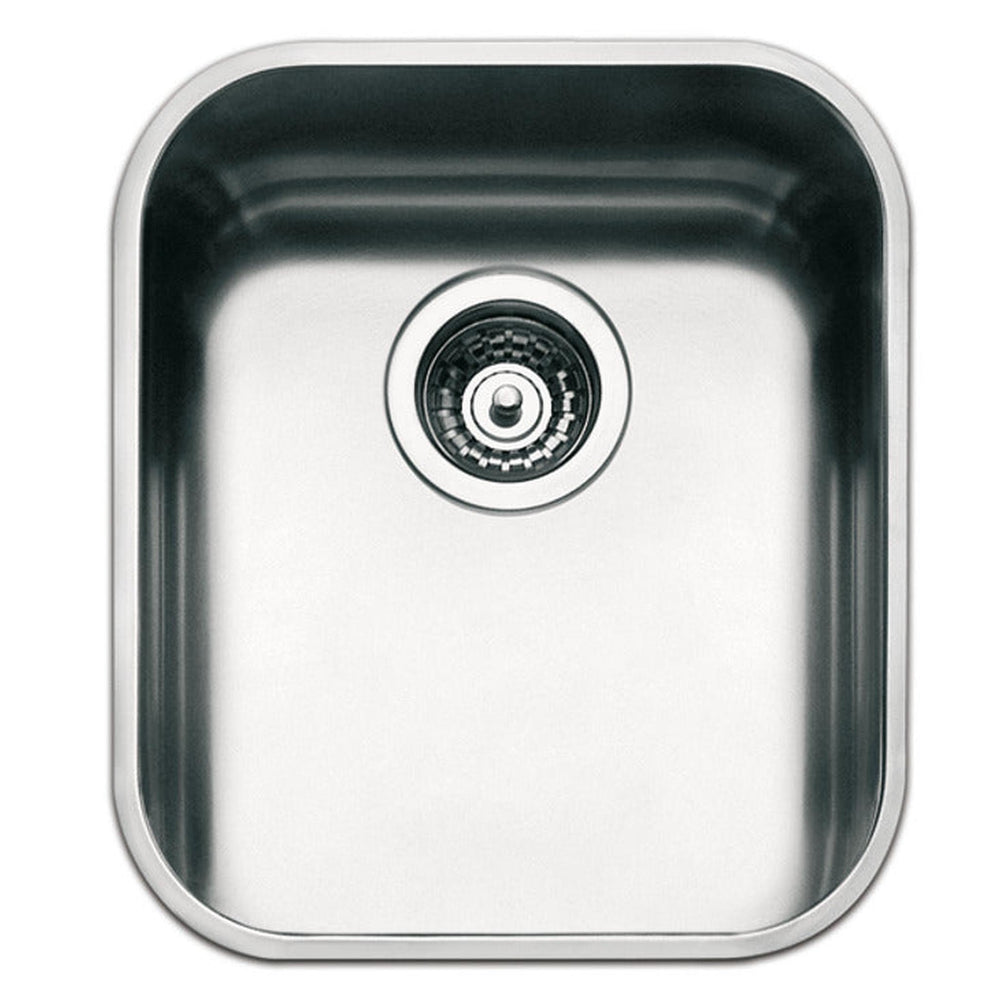 Smeg Alba Undermount Single Bowl Kitchen Sink For 500 mm Cabinet In Stainless Steel Brushed 56797290