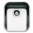 Smeg Alba Undermount Single Bowl Kitchen Sink For 500 mm Cabinet In Stainless Steel Brushed 56797290
